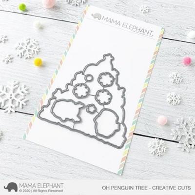 Mama Elephant Creative Cuts - Oh Penguin Tree